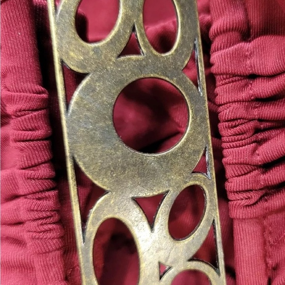 Becca by Becca virtue bikini maroon with bronze accents size small - Picture 10 of 12